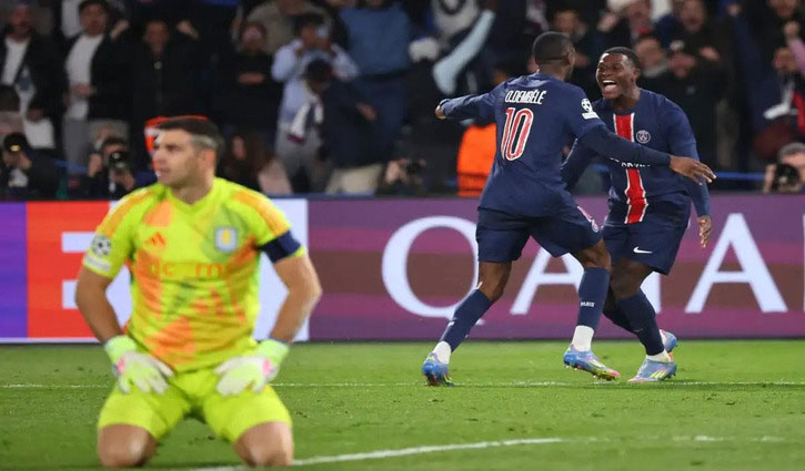 মার্টিনেজের ভিলাকে হারিয়ে সেমির পথে পিএসজি