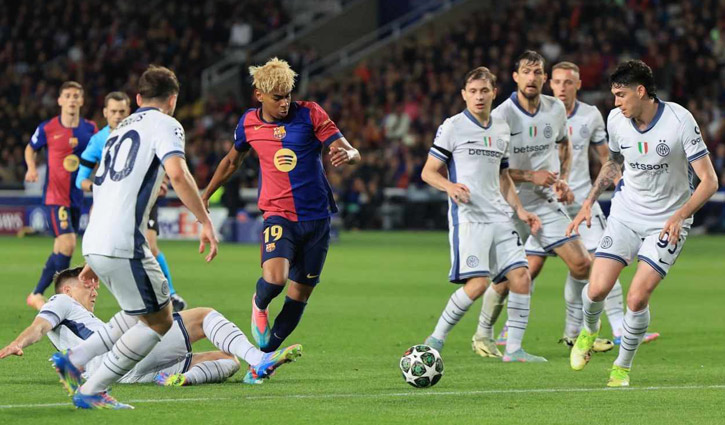 Barcelona fight back to draw 6-goal thriller with Inter Milan