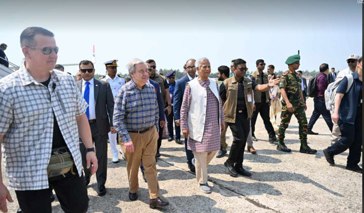 Chief Adviser, UN chief arrive in Cox`s Bazar Chief Adviser, UN chief arrive in Cox`s Bazar