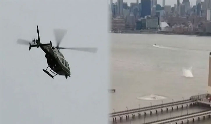 Six dead after helicopter crashes in New York