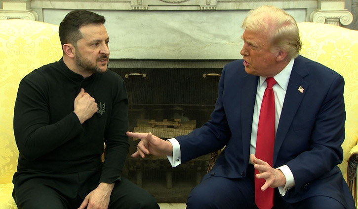 Trump blames Zelensky for Ukraine war