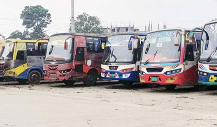 রাজবাড়ী-কুষ্টিয়া বাস চলাচল বন্ধ, বিপাকে যাত্রীরা