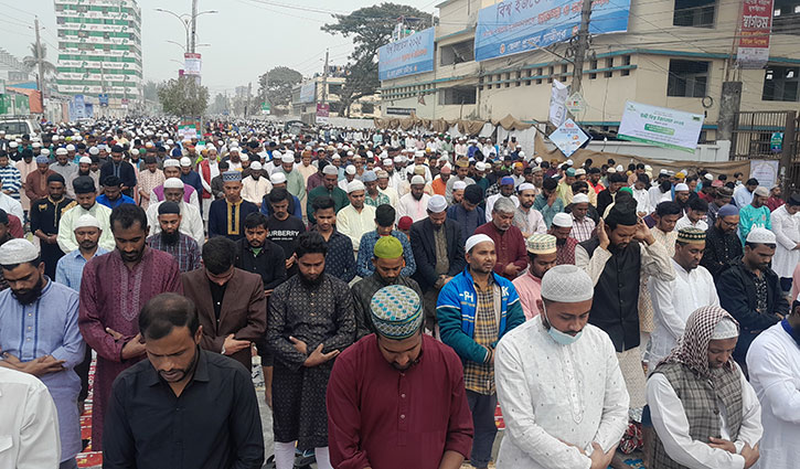 Country’s biggest Jumma prayer at Ijtema ground