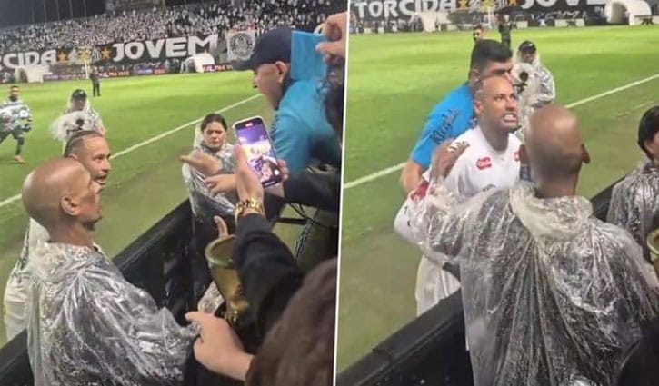 গোল বাতিলের ক্ষোভে দর্শকের সঙ্গে তর্কে জড়ালেন নেইমার