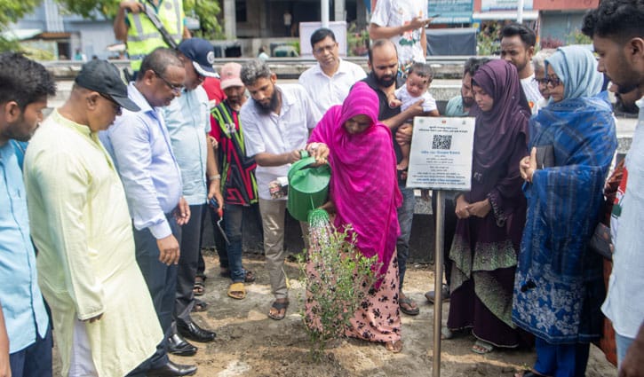 রাজশাহীতে জুলাই শহীদদের স্মরণে বৃক্ষ রোপণ