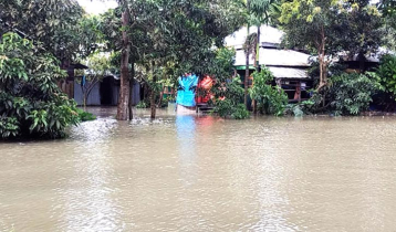 নিম্নচাপের প্রভাবে ভোলায় ৩০ গ্রাম প্লাবিত
