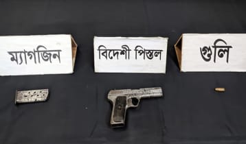 রাজশাহীতে থানা থেকে লুট হওয়া পিস্তল উদ্ধার