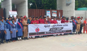 জুলাই শহীদ দিবসে বেরোবিতে শোক শোভাযাত্রা