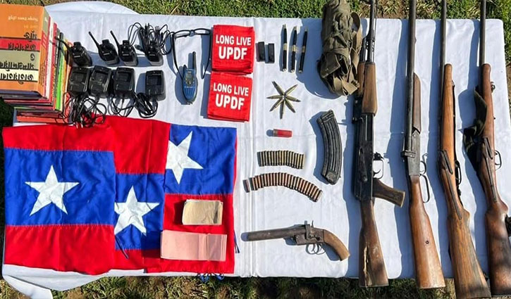 রাঙামাটির পাহাড়ে ইউপিডিএফের আস্তানায় সেনা অভিযান