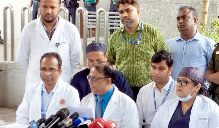 ‘বিমান বিধ্বস্তে দগ্ধ রোগীরা রিলিজের পরেও বিনামূল্যে চিকিৎসা পাবে’