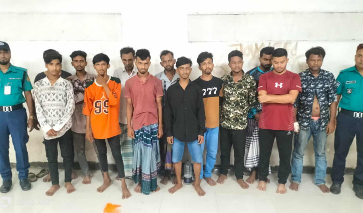 মোহাম্মদপুরে বিশেষ অভিযান, মাদক কারবারিসহ গ্রেপ্তার ১৪