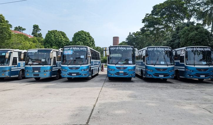 বাকৃবির ৬ হাজার শিক্ষার্থীর জন্য মাত্র পাঁচটি বাস