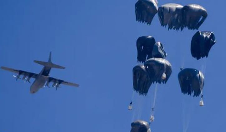 Jordan and UAE begin air drops into Gaza