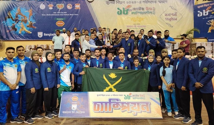 Army claims title of 18th National Wushu Championship 