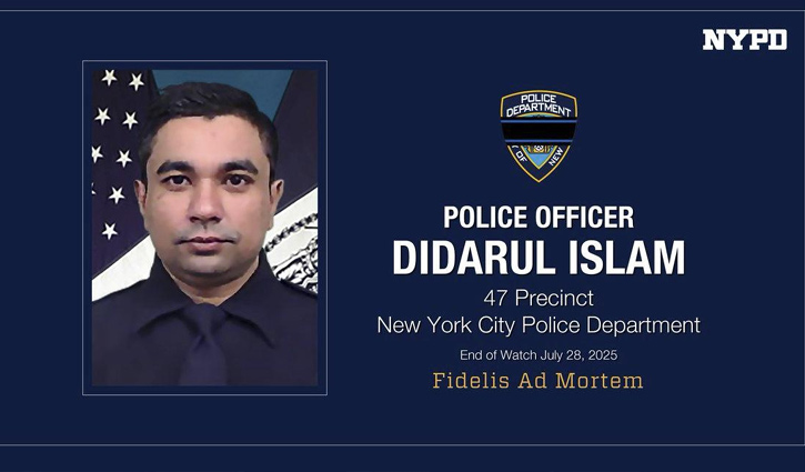 Bangladeshi police officer among 4 killed in New York shooting