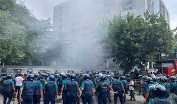 Water cannon, sound grenades used to disperse dismissed BDR members