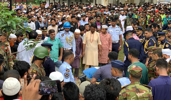Pilot Towkir laid to rest in Rajshahi