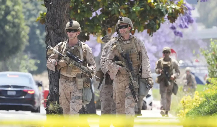 US deploys 200 Marines to Florida to assist immigration tasks