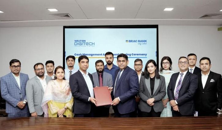 BRAC Bank to provide advanced cash management solutions to Walton Digi-Tech