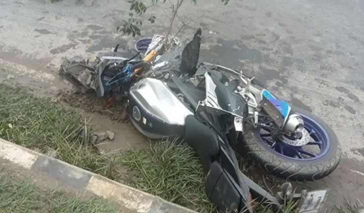 গাজীপুরে মোটরসাইকেল দুর্ঘটনায় নিহত ১