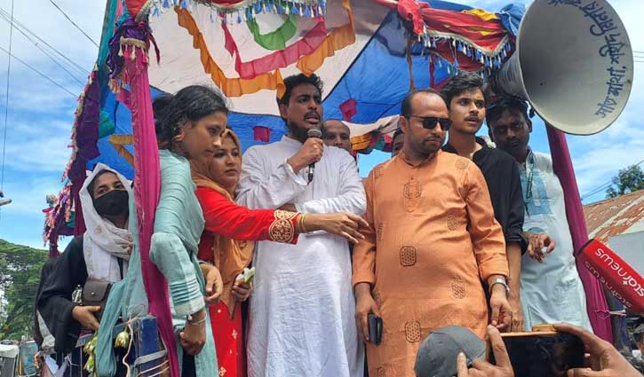 আবু সাঈদের কবর জিয়ারত করে এনসিপির জুলাই পদযাত্রা শুরু 