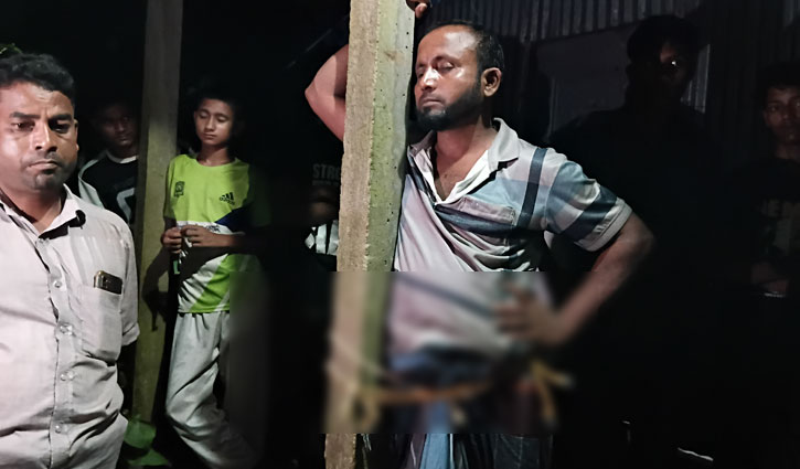 শেরপুরে ধর্ষককে ধরে পুলিশে দিল এলাকাবাসী শেরপুরে ধর্ষককে ধরে পুলিশে দিল এলাকাবাসী