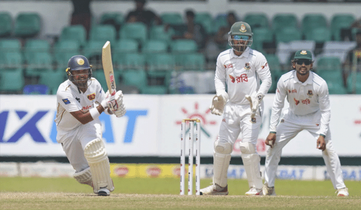 বাংলাদেশের বাজে দিন, শ্রীলঙ্কার লিড ৪৩