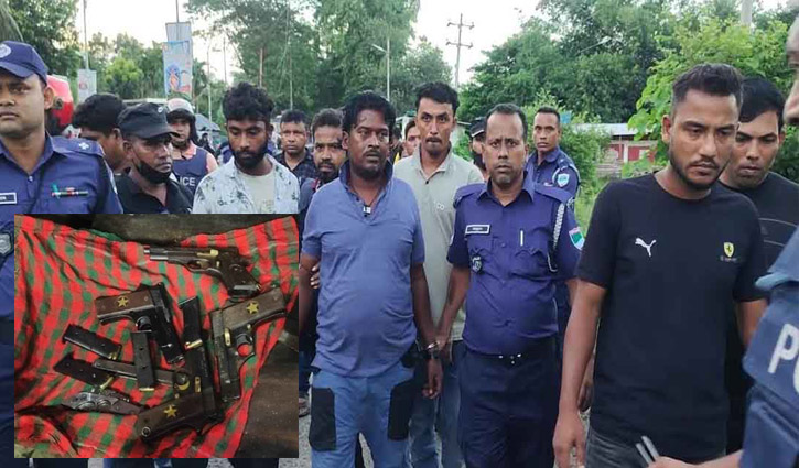 11 held with firearms in Bagerhat