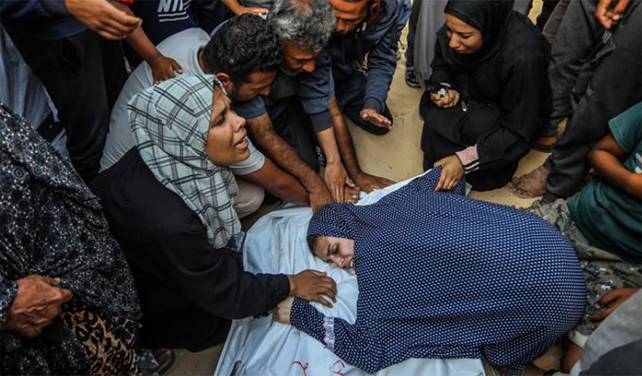 Gaza death toll nears 55,000