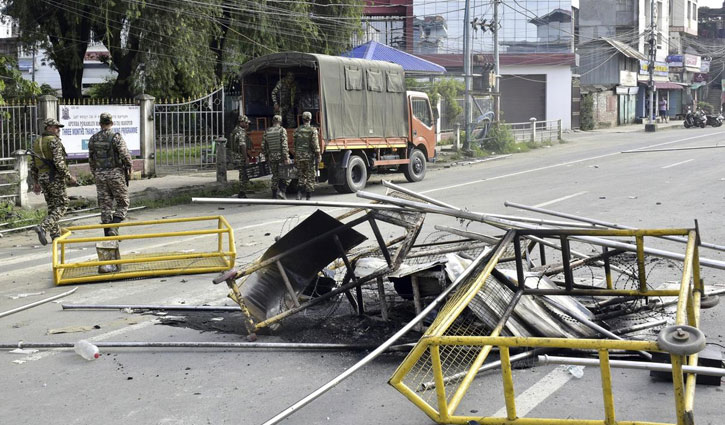 Curfew imposed in Manipur amid violent protests
