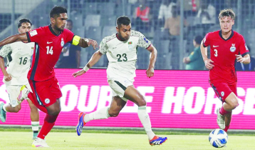 Singapore beat Bangladesh by 2-1