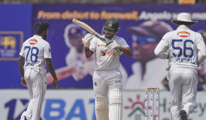 শান্তর ফিফটিতে দিনের ইতি, বাংলাদেশের লিড ১৮৭