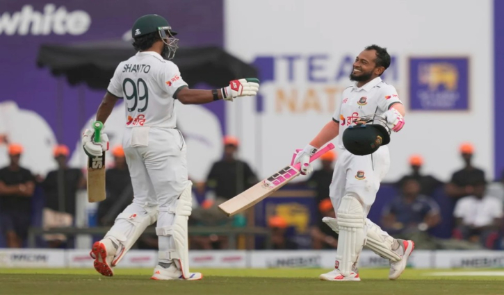 জোড়া সেঞ্চুরির ভেলায় উদ্ভাসিত বাংলাদেশ জোড়া সেঞ্চুরির ভেলায় উদ্ভাসিত বাংলাদেশ