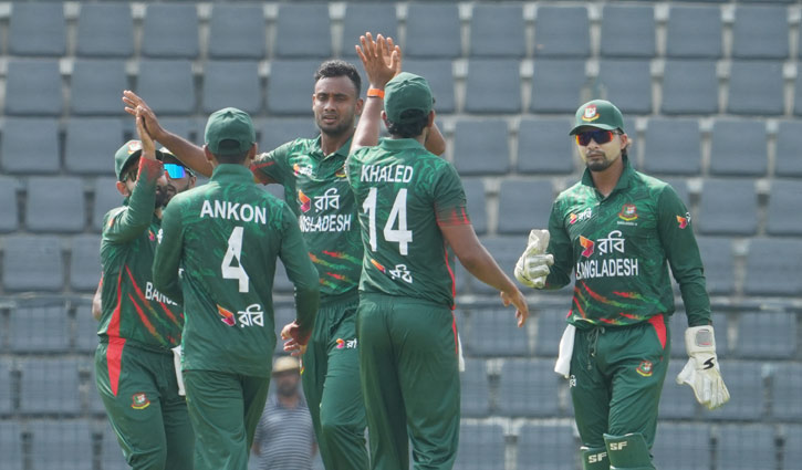 বড় জয়ে বিজয়-শরিফুলদের সিরিজ শুরু