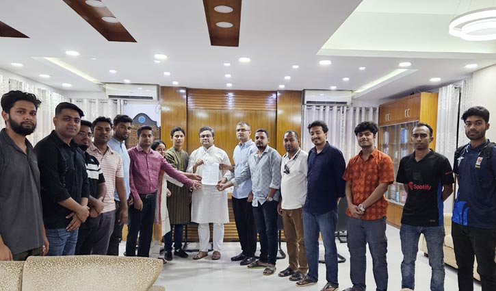 মাস্টারপ্ল্যান ছাড়া ভবন নির্মাণ বন্ধের দাবি জাবি ছাত্রদলের