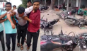 পাবনায় বিএনপি-জামায়াত সংঘর্ষ, ২৩ মোটরসাইকেল ভাঙচুর