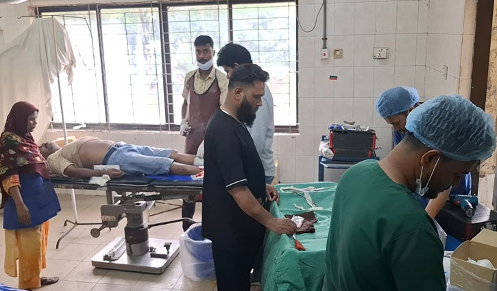 টাঙ্গাইলে সন্ত্রাসীদের হামলায় ঠিকাদার আহত, ফাঁকা গুলি