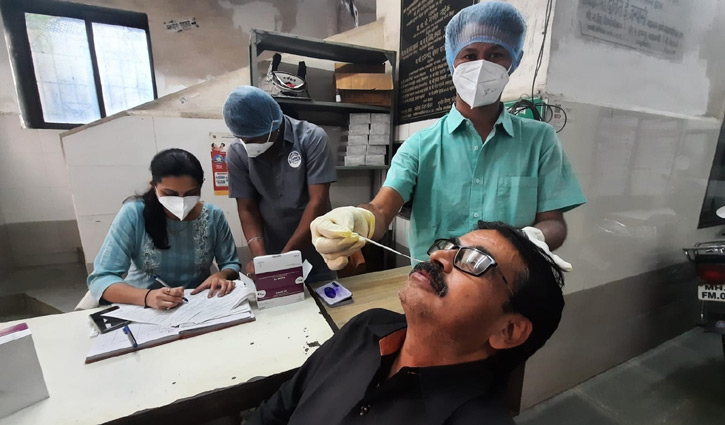 Covid infections in India increased by 1200% in a week