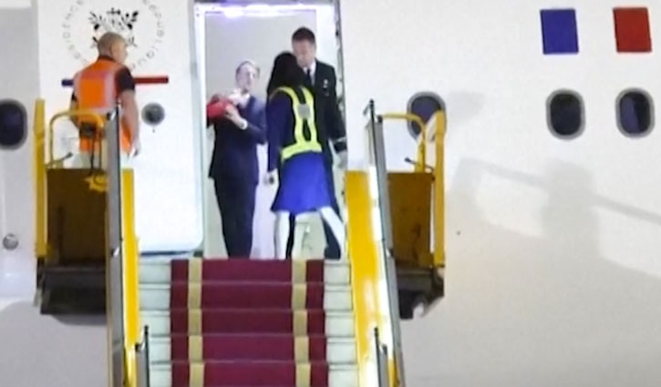 Macron shoved in face during ‘squabble’ with wife Brigitte