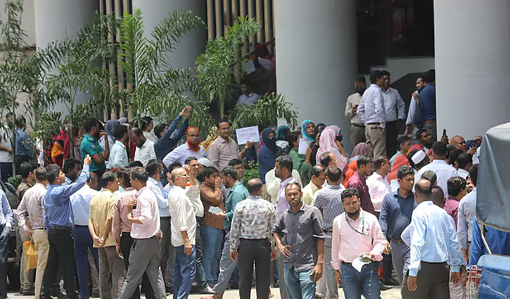 Demo continues at Secretariat amid tight security