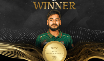 Miraz named ICC Player of the Month for April