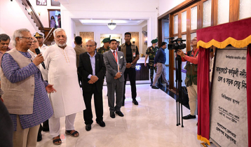 Chief Adviser lays foundation stone of Kalurghat Bridge