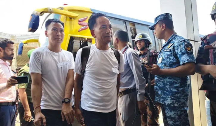 Bangladesh sends 40 Myanmar nationals back home