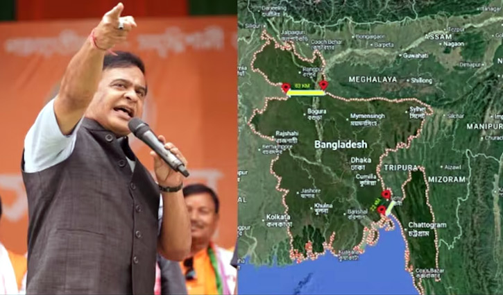 Assam CM makes controversial remark sharing Bangladesh map