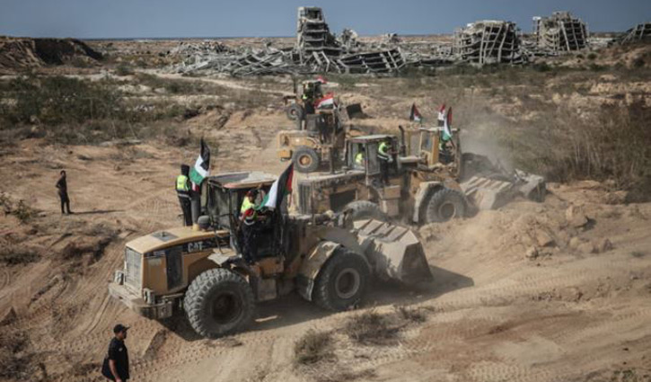 গাজাকে দুই ভাগ করার পরিকল্পনা করছে যুক্তরাষ্ট্র
