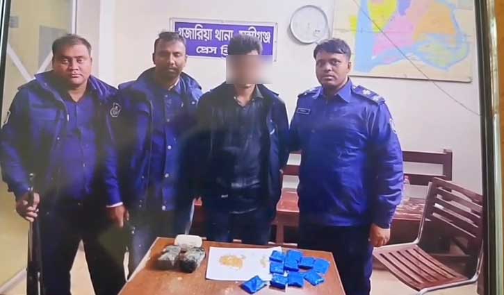 মুন্সীগঞ্জে ৮ হাজার ইয়াবা উদ্ধার, গ্রেপ্তার ১ 