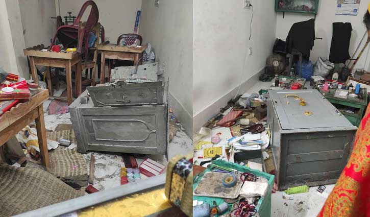 পাবনায় ৫ জুয়েলারি দোকানে দুর্ধর্ষ ডাকাতি