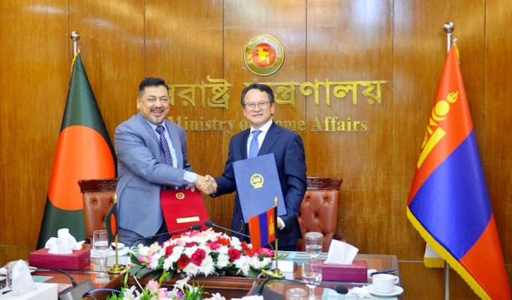 বাংলাদেশ ও মঙ্গোলিয়ার মধ্যে ভিসা অব্যাহতি চুক্তি স্বাক্ষরিত