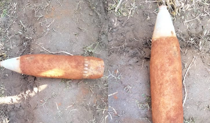 হাতীবান্ধার কৃষি জমিতে মিলল মর্টার শেল সদৃশ বস্তু 