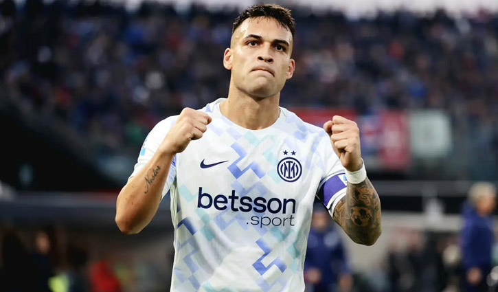 ইন্টারের জার্সিতে আরেক ইতিহাস লাওতারো মার্টিনেজের